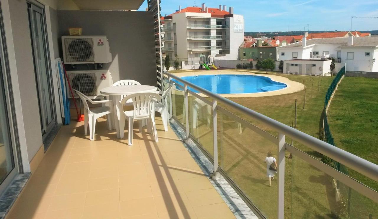 Alojamentos Campo & Mar-T2 Com Piscina São Martinho do Porto Exteriör bild